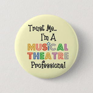 Vertrauen Sie mir… musikalisches Theater-Proknop Button