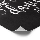 Vertrauen Sie mir, Sie können 8x10 Chalkboard-Zeic Poster (Ecke)