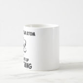 Vertrauen Sie nie einem Atom Kaffeetasse (Mittel)