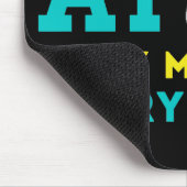 Vertrauen Sie nie einem Atom, sie bilden alles Mousepad (Ecke)