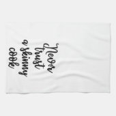 Vertrauen Sie nie einem dünnen Koch Geschirrtuch (Horizontal)