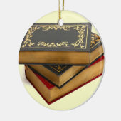 Vertrauen Sie nie jedermann, das nicht ein Buch Keramikornament (Links)