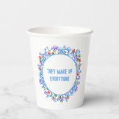 Vertrauen Sie niemals auf ein Atom Funny Science-T Pappbecher (Rückseite)