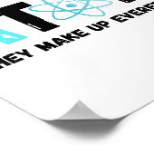 VERTRAUEN SIE NIEMALS EINE ATOM POSTER (Ecke)