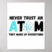 VERTRAUEN SIE NIEMALS EINE ATOM POSTER (Vorne)