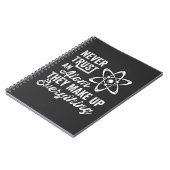 Vertrauen Sie niemals einem Atom, sie bilden alles Notizblock (Linke Seite)