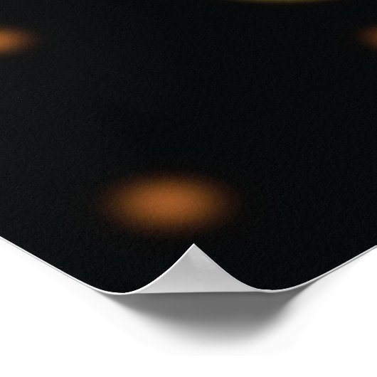 VERTRAUEN SIE NIEMALS EINEN ATOM Science Joke Poster (Ecke)