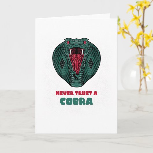 Vertrauen Sie niemals einer COBRA Karte (Gelbe Blume)