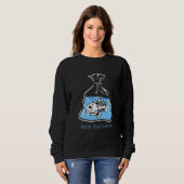 Vertrauen Sie niemals Menschen Sweatshirt (Vorne ganz)
