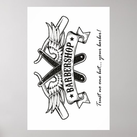 Vertrauen Sie niemandem außer Poster (Vorne)