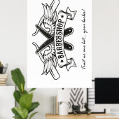 Vertrauen Sie niemandem außer Poster (Heimbüro)