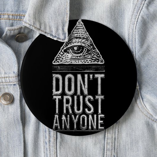 Vertrauen Sie niemandem Button (Beispiel)