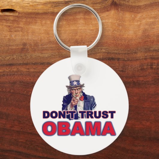 Vertrauen Sie Obama nicht Schlüsselanhänger (Vorderseite)