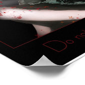 Vertrauen Sie Roten Blume nicht Poster (Ecke)