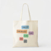 Vertrauen Sie selbst Tragetasche (Vorne)