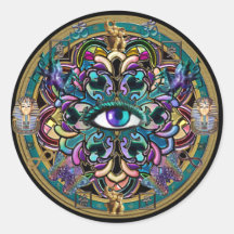 Vertrauen Sie sich ~ Die Augen der Welt Mandala