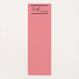 "Vertrauen Sie sich selbst" - Phrase Black Letters Yogamatte