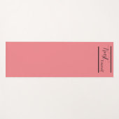 "Vertrauen Sie sich selbst" - Phrase Black Letters Yogamatte (Vorderseite (Horizontal))