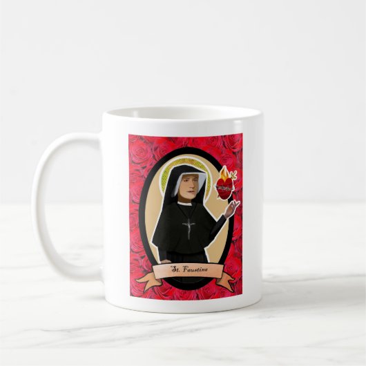 Vertrauen St. Faustina Jesus I in Ihnen erahnen Kaffeetasse (Links)