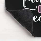 Vertrauen über Angst kämpfen Brustkrebs Bewusstsei Mousepad (Ecke)