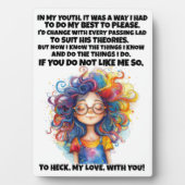 VERTRAUEN und Gute Geschichte ... Fotoplatte (Vorderseite)