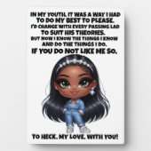 VERTRAUEN und Gute Geschichte ... Fotoplatte (Vorderseite)