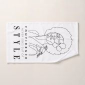 Vertrauen und schöne positive Bejahung Handtuch (Handtuch)