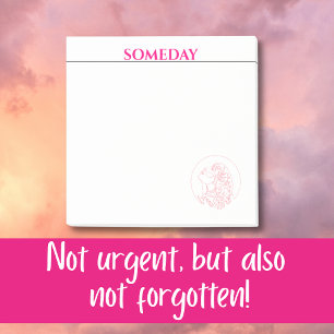 Vertrauen und Schönheit eines Tages Koordinierung Post-it Klebezettel