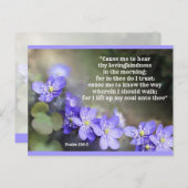 Vertrauen und Vertrauen in Gott Postkarte (Vorne/Hinten)