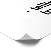 VERTRAUEN - Vokabular-Plakat Poster (Ecke)