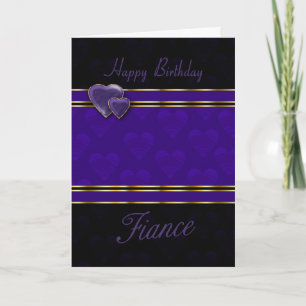 Vertrauen von Birthday Card Modern Design, Purple Karte