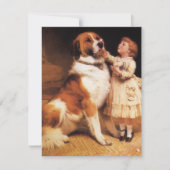 Vertrauen von Charles Burton Barber, Saint Bernard (Vorderseite)