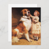 Vertrauen von Charles Burton Barber, Saint Bernard (Vorne/Hinten)