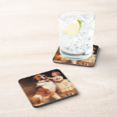 Vertrauen von Charles Burton Barber, Saint Bernard Getränkeuntersetzer (Rechte Seite)