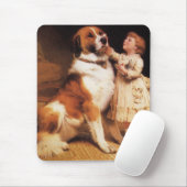 Vertrauen von Charles Burton Barber, Saint Bernard Mousepad (Mit Mouse)