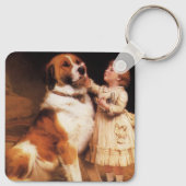 Vertrauen von Charles Burton Barber, Saint Bernard Schlüsselanhänger (Rückseite)