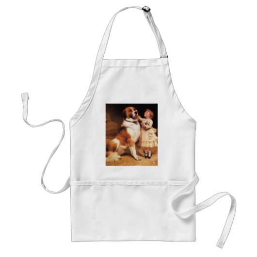 Vertrauen von Charles Burton Barber, Saint Bernard Schürze (Vorne)