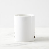 Vertrauen wird verdient Canaan Hund schwarz Kaffeetasse (Mittel)