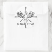 Vertrauens-dem Aufkleber in des Gott-I (Tasche)