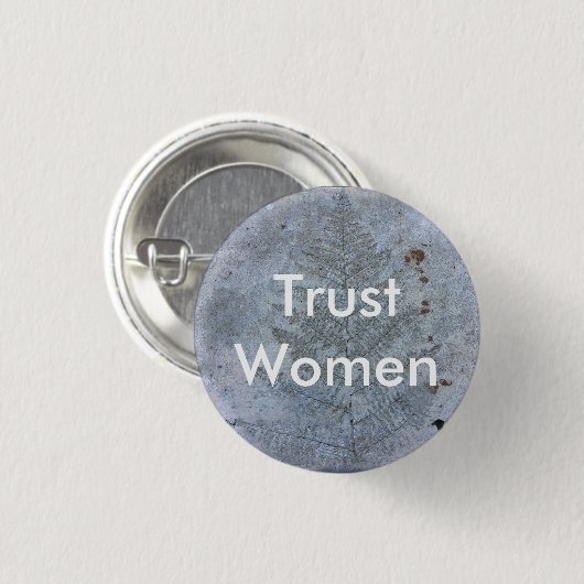 Vertrauens-Frauen Button (Vorne & Hinten)