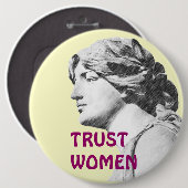 VERTRAUENS-FRAUEN-Knopf Button (Vorne & Hinten)