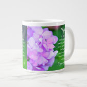 Vertrauens-Sprichwort-christliche Jumbo-Tasse (Vorderseite Rechts)