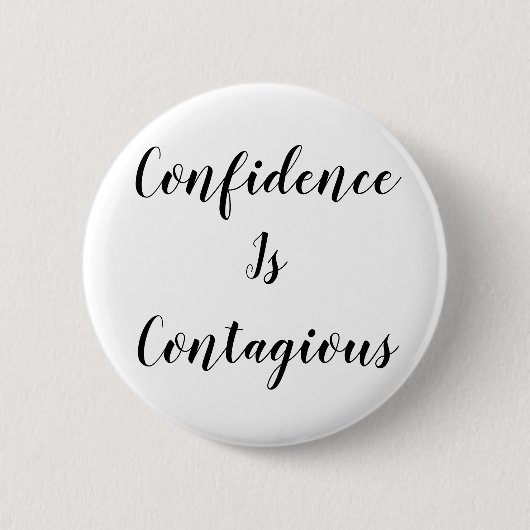 Vertrauens Tasse | Inspirierende Zitate Button (Vorderseite)