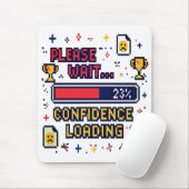 Vertrauensbeladung Funny Pixel Art T-Shirt Mousepad (Mit Mouse)