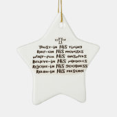Vertrauensgebetsschmuck Keramik Ornament (Rechts)