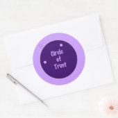 Vertrauenskreis Runder Aufkleber (Umschlag)