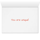 Vertrauensvolle Robin-Geburtstagskarte (Innenansicht Horizontal (Unten))