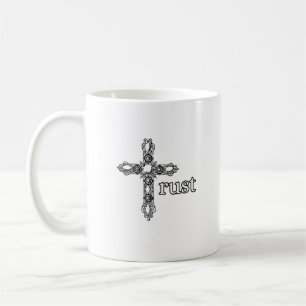 Vertrauensvolles Ornamentkreuz Christlicher Becher Kaffeetasse