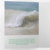 Vertrauenswürdig grünes Unternehmen Dreifach Gefaltete Karte (Innen Erste Seite)