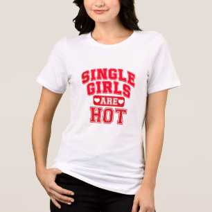 Vertrauenswürdig Single Vibes Tri-Blend-Shirt Tri-Blend Shirt